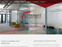 Tablet Screenshot of covenantbuildingservice.com